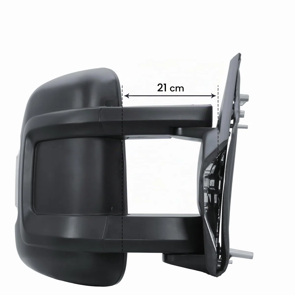 Rétroviseur droit bras long électrique et chauffant avec clignotant pour Fiat Ducato Citroën Jumper Peugeot Boxer 2006 à aujourd'hui Opel Movano 2022 à aujourd'hui