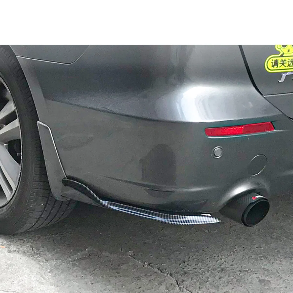 pour Honda Odyssey 2009 2010 2011-2015, Pare-Chocs arrière de Voiture Spoiler Wrap Protector Garniture Accessoires Bande décorative ABS Kit